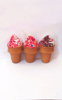 
              Assorted Foam Ice Cream Cone Ornaments - Set of 3
            