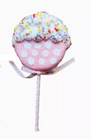 
              Glittered Polka Dot Lollipop Tree Picks
            