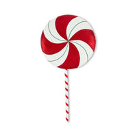 
              Red Peppermint Swirl Lollipop Yard Decor
            