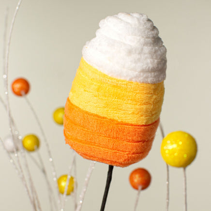 29" Chenille Candy Corn Spray