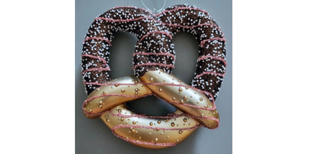 Chocolate Covered Pretzel Ornament