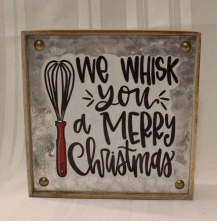 We Whisk You a Merry Christmas Home Decor