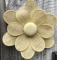 
              Spring Burlap Flower Decor
            