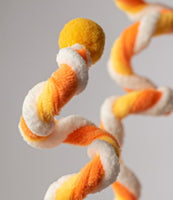 
              30" Chenille Curly Spray: Candy Corn
            