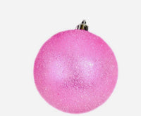 
              6" Jumbo Pink Glitter Ornament
            