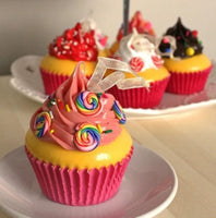 
              Assorted Foam Cupcake Ornaments with Candy/Peppermint Sprinkles
            