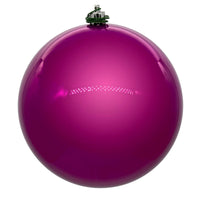 
              4.75" Fuchsia Pearl UV Drilled Ball Ornament
            