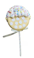 
              Glittered Polka Dot Lollipop Tree Picks
            