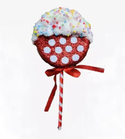 
              Glittered Polka Dot Lollipop Tree Picks
            