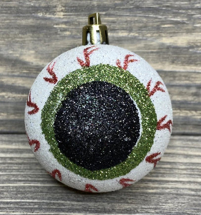 Halloween Glitter Ball Ornaments - Set of 5