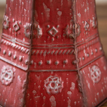 Red Metal Christmas Bell