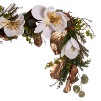 
              60" White Magnolia Garland
            