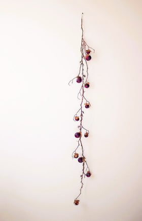 67" Purple Botanica Garland