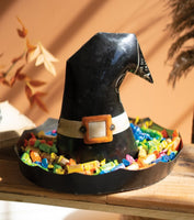 
              Iron Halloween Witch Hat Candy Bowl
            