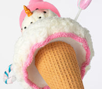 
              10" Snowman With Candy Ice Cream Ornament: Pink & Blue
            