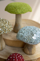 
              Set of 5- Mushrooms with Mosaic Tops
            