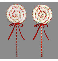 
              Set of 2 - Beaded Lollipop Tree Picks
            