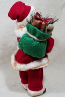 
              11" Christmas Santa Claus W/Gift Bag Figurine
            