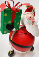 
              Handcrafted Santa Claus with Present
            