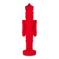 
              27" Red Flocked Nutcracker Decoration
            