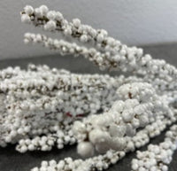 
              42" White Glittered Bubble Berry Branch
            