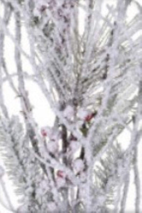 Christmas Snowy Tree Branch