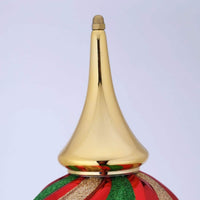 
              34" Finial Shatterproof Christmas Ornament Lawn Stake, Red, Green, and Gold
            