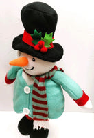 
              Plush Tabletop Snowman with Top Hat
            