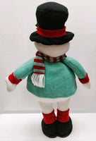 
              Plush Tabletop Snowman with Top Hat
            