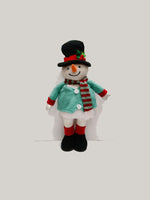 
              Plush Tabletop Snowman with Top Hat
            