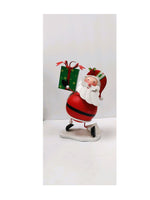 
              Handcrafted Santa Claus with Present
            