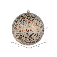 
              8" Mocha Crackle Ball Ornament
            