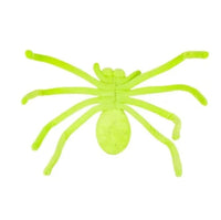 
              Neon Yellow Black Light Reactive Fabric Spider, 22.8in
            