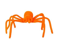 
              Neon Orange Black Light Reactive Fabric Spider, 22.8in
            