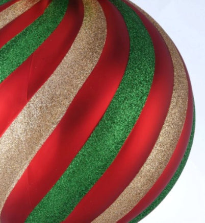 24-inch Jumbo Shatterproof Finial Christmas Ornament