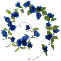 
              6' FT Blue Rose Garland
            