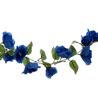 
              6' FT Blue Rose Garland
            