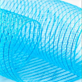 Deco Mesh 21"-Metallic Blue-10 yds