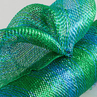 
              Deco Mesh 21"-Blue/Green Metallic Ombre-10 yds
            