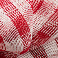 
              Deco Mesh 21"-Red/White Checkered-10 yds
            