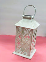 
              White Solar Powered Lantern
            