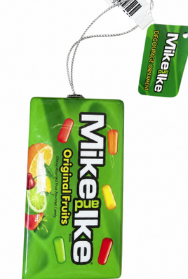 Mike and Ike Decoupage Ornament