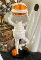 
              🎃 Halloween Mummy Pumpkin Figurine – Seasonal Decor
            