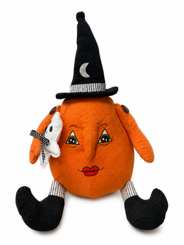 Plush Weighted Pumpkin Sitter