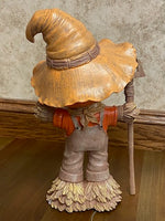 
              Light-Up Pumpkin Scarecrow Figurine Halloween Fall Decor Jack-O’-Lantern
            