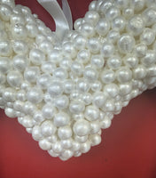 
              Gorgeous Pearl Large Heart Perfect For a Door Hanger or Swag and Wreath
            