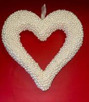 
              Gorgeous Pearl Large Heart Perfect For a Door Hanger or Swag and Wreath
            