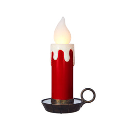 17.5 Metallic Red Battery Operated Candle