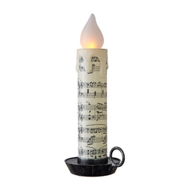 22.5" Sheet Music Battery Operated Candle