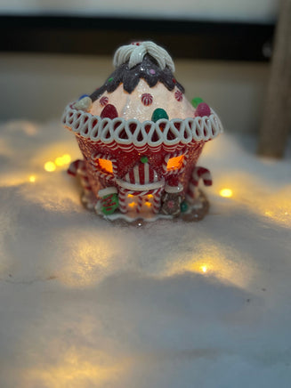 Light Up Gingerbread Candy House